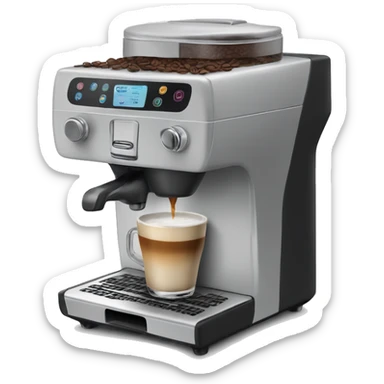 carrier coffee machine sticker