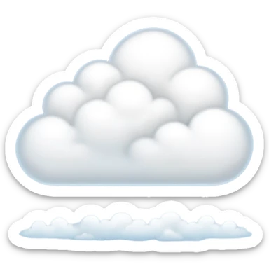 foggy weather sticker