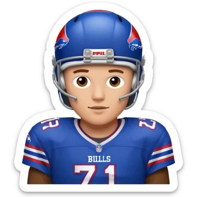 Buffalo bills Josh allen sticker