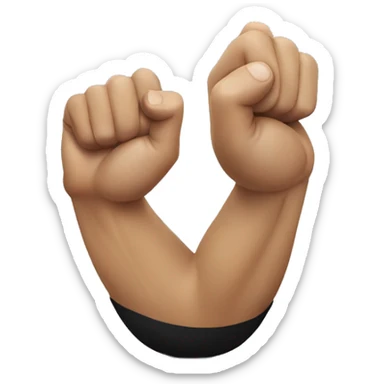 Pushups in one hand sticker