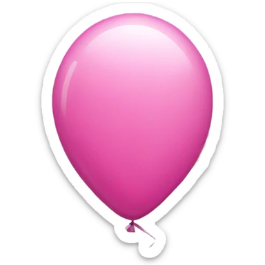 Pink balloon  sticker