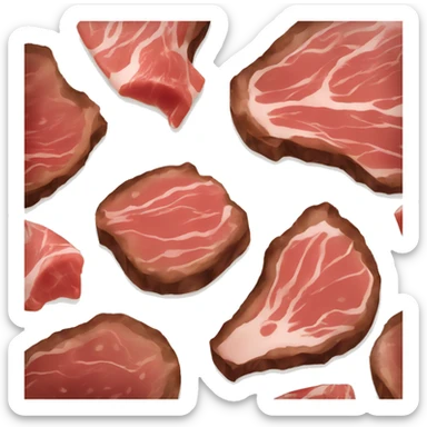 Côte de bœuf steak house sticker