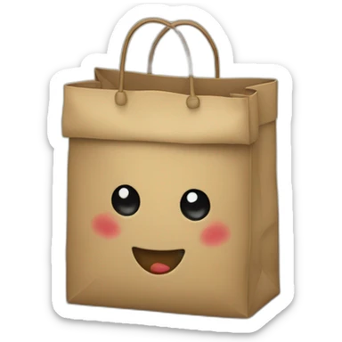 Christmas present bag sticker