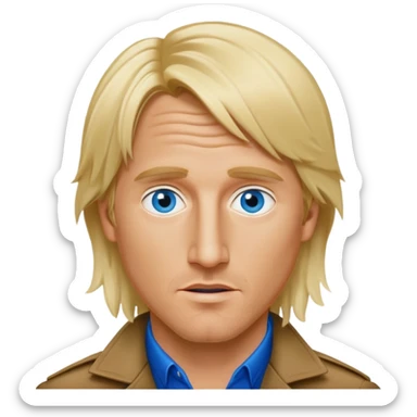 owen wilson as hansel in zoolander sticker