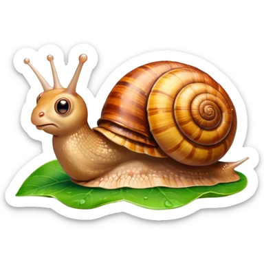 garden snail sticker