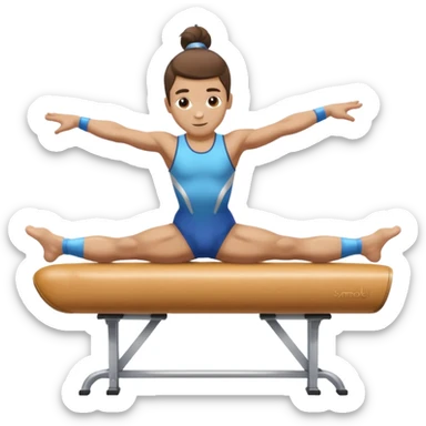 cheval d'arçon sticker