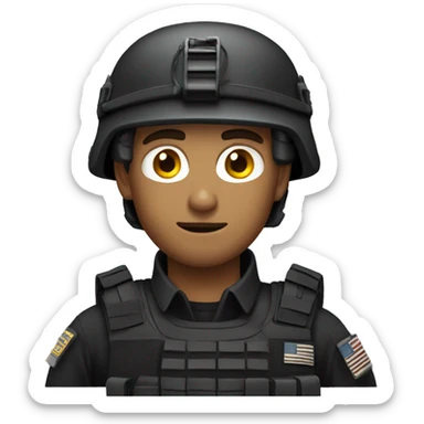 Men swat sticker