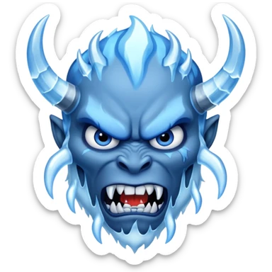 The demon in the Ice sticker