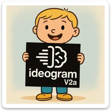 make drawing of a child holding a poster of this image sticker