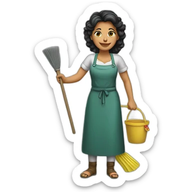 gipsy cleaner women sticker
