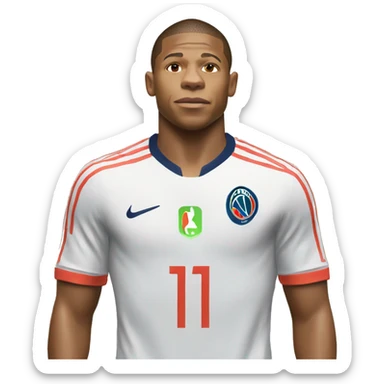 Mbappe como una tortuga sticker