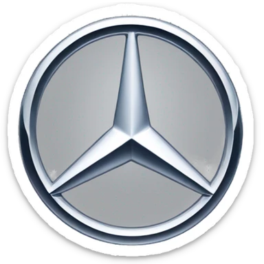 Mercedes benz logo sticker