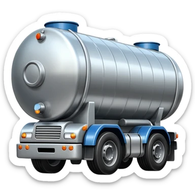 Truck oil tanker sticker