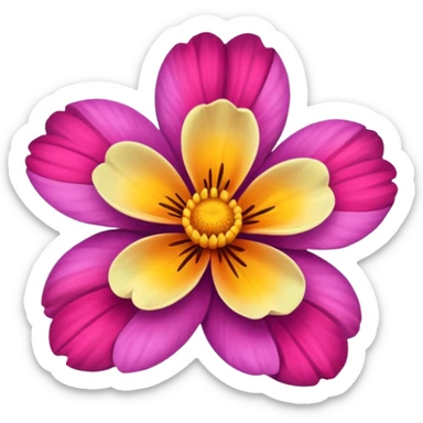 make an emoji representing the spring season sticker
