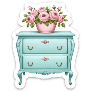 shabby chic sticker