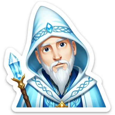 Frost wizard sticker