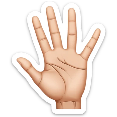 sign language for "a" to "z" sticker