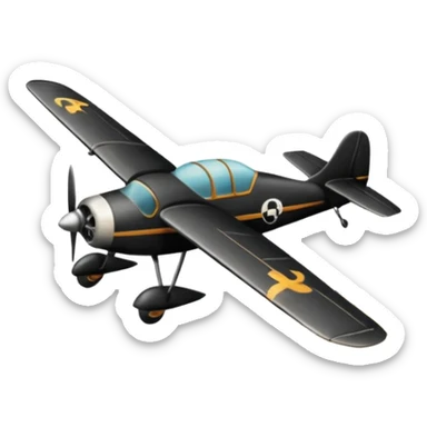small size plane old town sticker