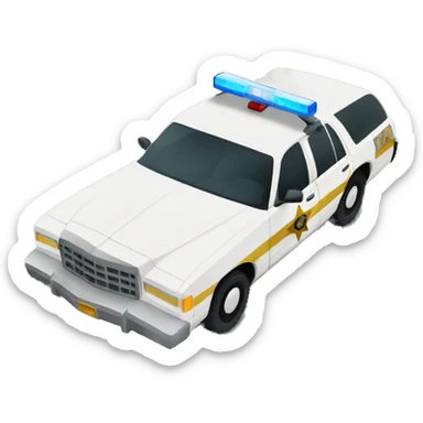 sheriff car sticker