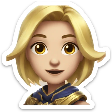 Lux league of legends sticker