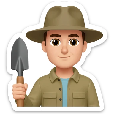 archaeologist sticker
