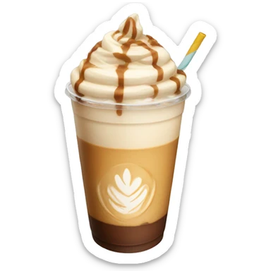 Iced Latte sticker