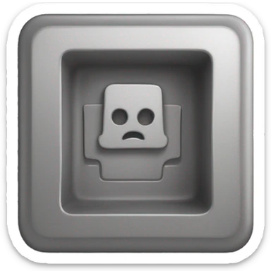 the metal shape is square, with recesses for products. a device for molding products of various designs made of plastics sticker