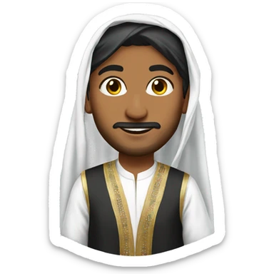 Kuwaiti traditional dress  sticker