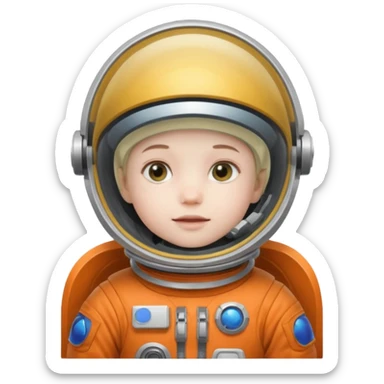 Space Suit Kid sticker