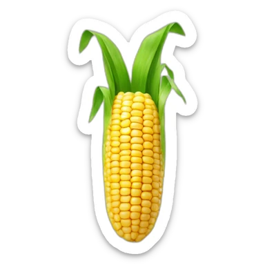 corn with the middle part is blurred out sticker