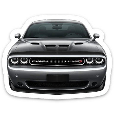 Dodge challenger srt logo sticker