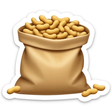 Bag of peanuts sticker