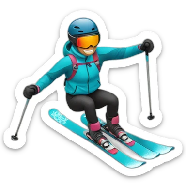 Ski sticker