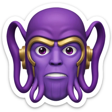 Thanos squidgame 230 player (T.O.P) emoji sticker