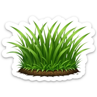 piece of short grass of a soccer field sticker