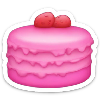 miata pink like cake sticker