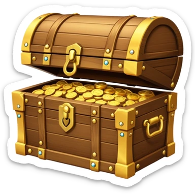 Treasure Chest Opening sticker