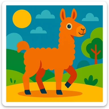 Lama sticker