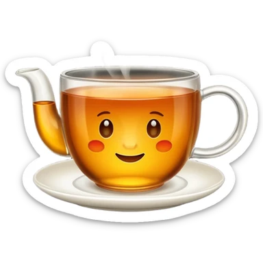 tea and enlightenment sticker