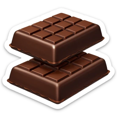 Dark chocolate  sticker