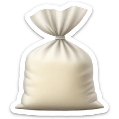 Bag of flour sticker