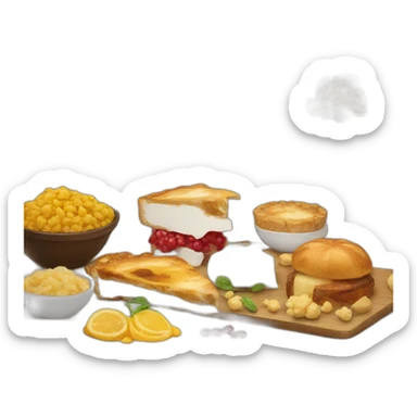 gourmet corner sticker