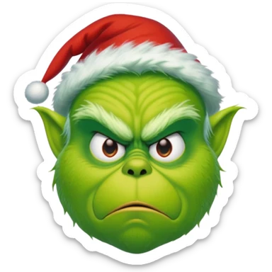 Grinch sticker