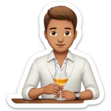 nightclub bartender sticker