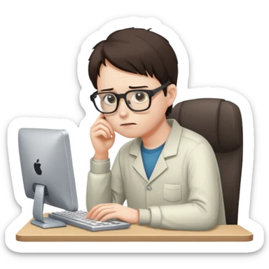 a sick software engineer who s forced to work sticker