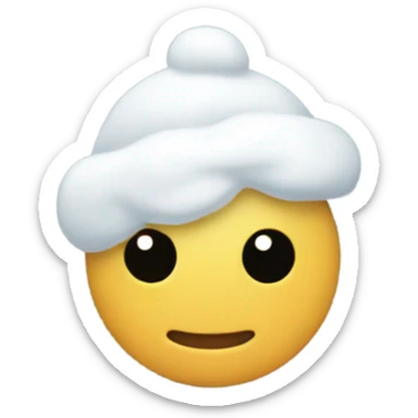 Snow, snowflakes sticker