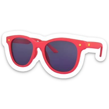 fashionable sunglasses sticker