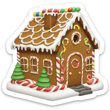 Gingerbread house  sticker