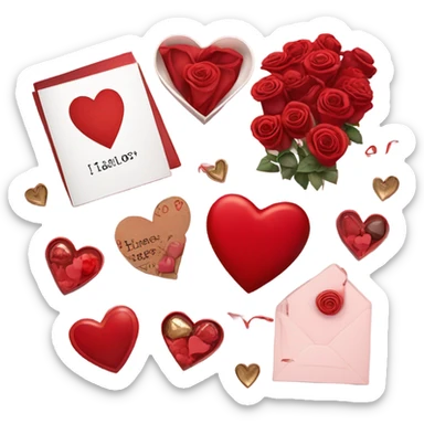 Valentines sticker