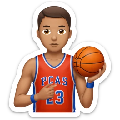 Basketball trainer sticker